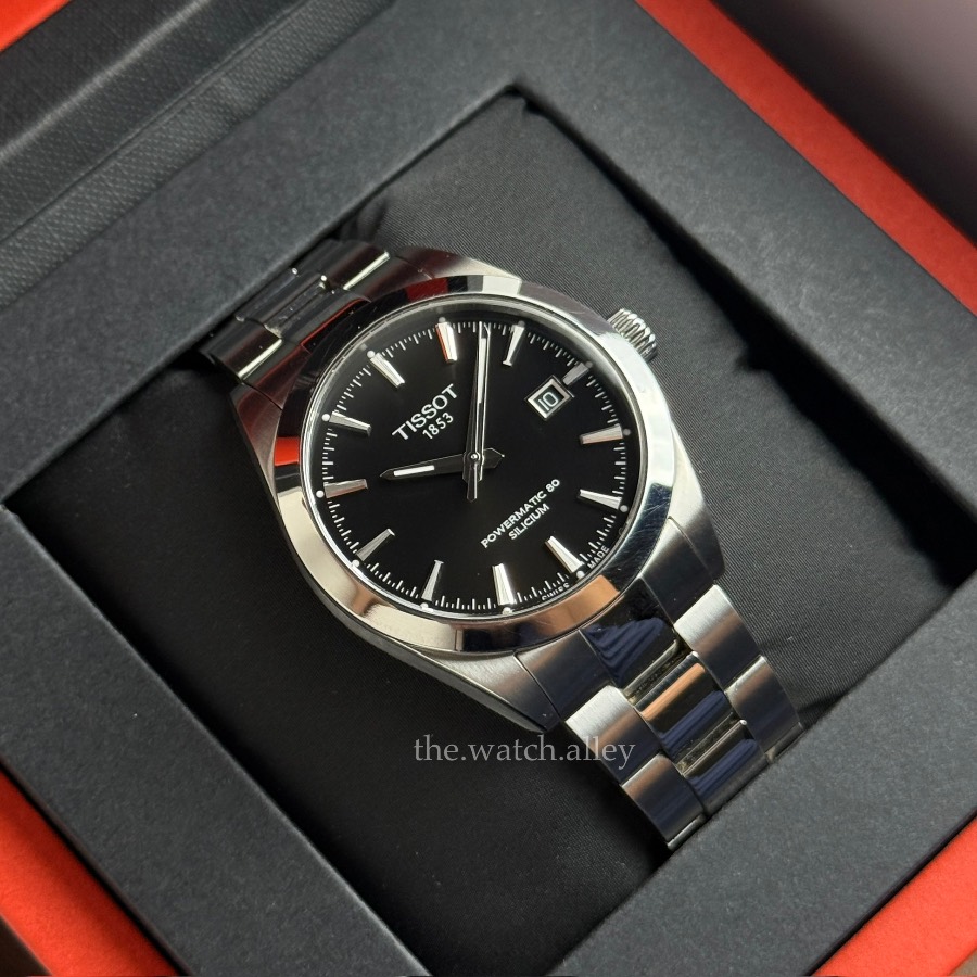 Tissot Tissot Gentleman Powermatic 80 Silicium - T127.407.11.051.00 Black Dial - Swiss Automatic Dress / Everyday Watch