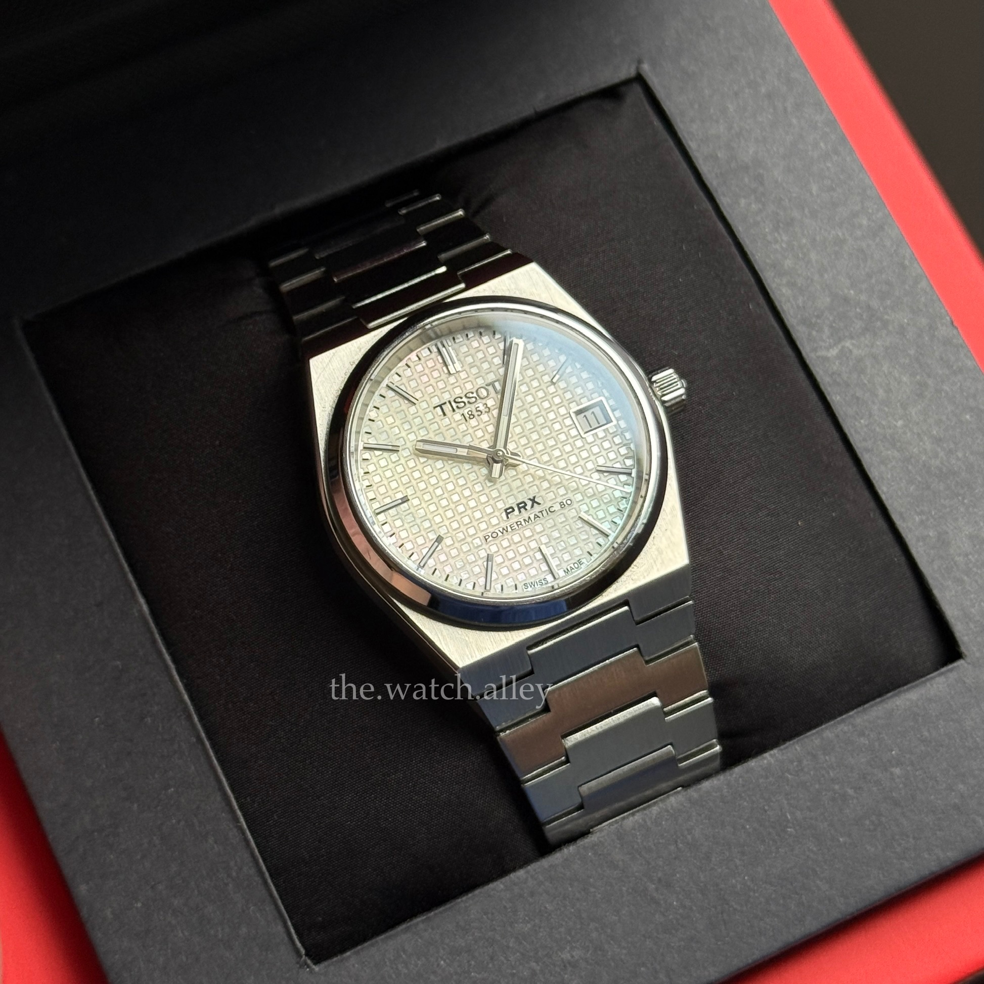 Tissot Tissot PRX Powermatic 80 35mm - White Mother-of-Pearl Waffle Dial T137.207.11.111.00 - Swiss Automatic Watch