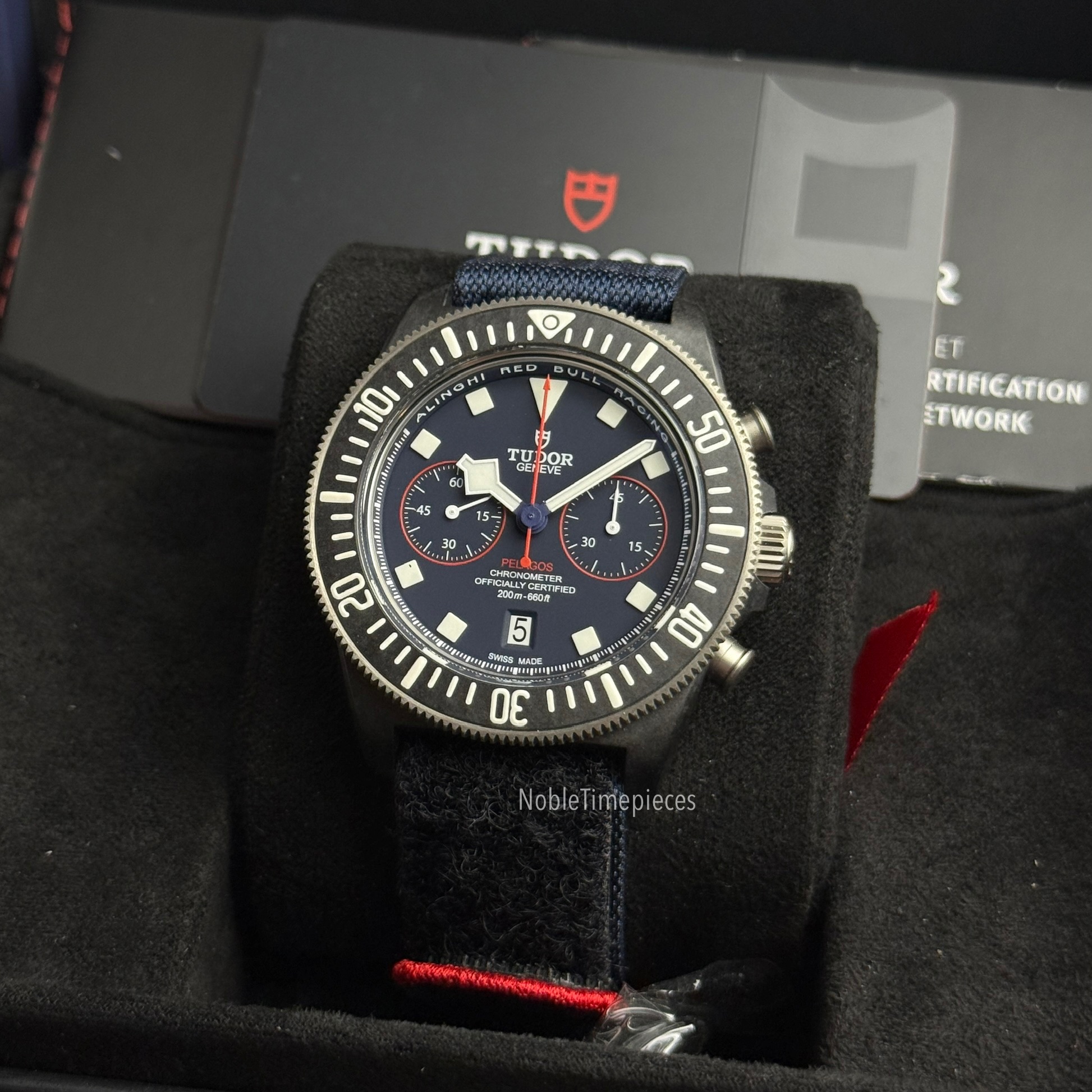 Tudor Tudor Pelagos FXD Chrono - 25807KN / M25807KN-0001 Alinghi Red Bull Racing Edition - Carbon Composite Chronograph