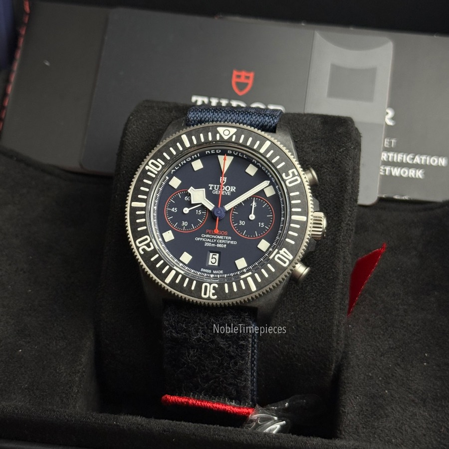 Tudor Tudor Pelagos FXD Chrono - 25807KN / M25807KN-0001 Alinghi Red Bull Racing Edition - Carbon Composite Chronograph